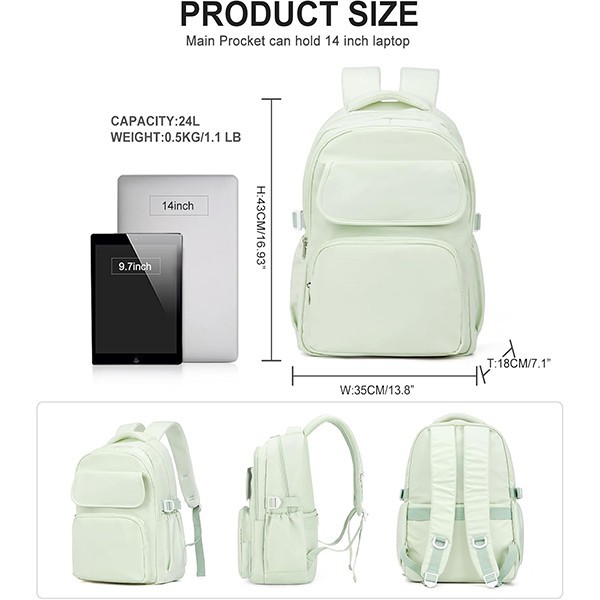 Student Daily Laptop Travel Backpack